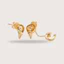 Lily Bloom Diamond Cuff Earrings